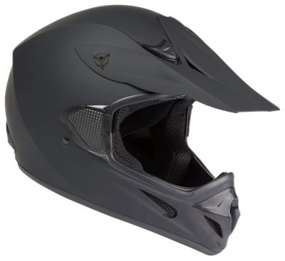 Raider RX1 MX Off-Road Helmet for Adults - Matte Black - Large
