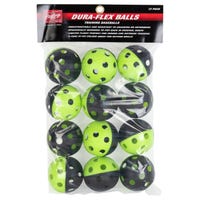 Rawlings Duraflex Training Balls - 1 Dozen in Green/Black Size 12pk