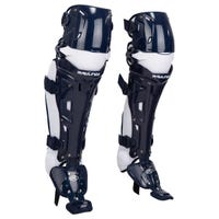 Rawlings Mach Intermediate Catcher's Leg Guards in Navy Size 16 in