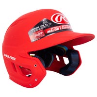 Rawlings Mach Matte Junior Batting Helmet in Red