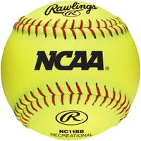 Rawlings NCAA 11" Training Softball - Individual in Yellow Size 11 in
