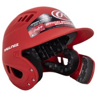 Rawlings R16 Reverse Matte Junior Batting Helmet in Red