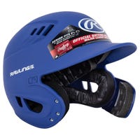 Rawlings R16 Reverse Matte Senior Batting Helmet in Blue