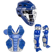 Rawlings Renegade 2.0 Adult Baseball Catcher's Kit in Blue/Silver
