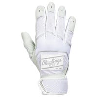 Rawlings Workhorse Adult Baseball Batting Gloves - 2022 Model in White Size Large