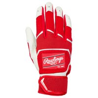 Rawlings Workhorse Youth Baseball Batting Gloves - 2022 Model in Red Size Large