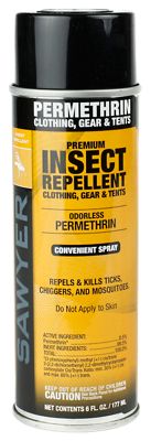 Sawyer Permethrin Premium Insect Repellent Aerosol Spray for Clothing - 6 oz.