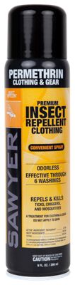 Sawyer Permethrin Premium Insect Repellent Aerosol Spray for Clothing