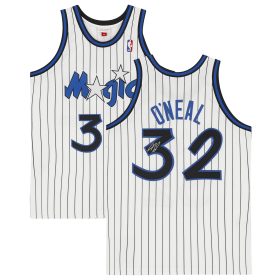 Shaquille O'Neal Orlando Magic Autographed White 1993 Mitchell & Ness Authentic Jersey