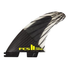Surfboard Fins II Carver PC Carbon Tri Fins / MEDIUM / PC Carbon + AirCore / FCS