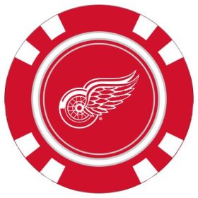 Team Golf Nhl Poker Chip Ball Marker in Detroit Red Wings