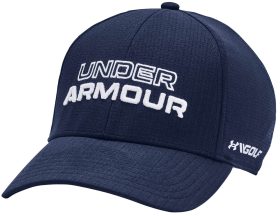 Under Armour Men's Jordan Spieth Golf Hat, 100% Polyester in Academy/White, Size M/L
