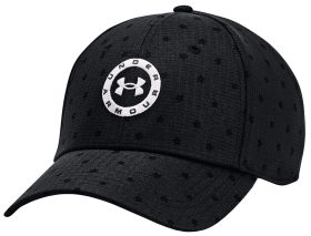 Under Armour Men's Ua Jordan Spieth Tour Adjustable Golf Hat in Black
