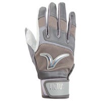 Victus Debut 2.0 Boy's Baseball Batting Gloves in Gray Size Large