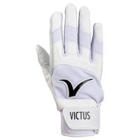 Victus Debut 2.0 Boy's Baseball Batting Gloves in White Size Large