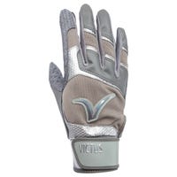 Victus Debut 2.0 Men's Baseball Batting Gloves in Gray Size Large