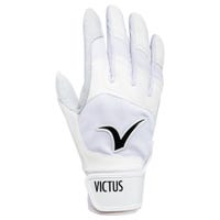 Victus Debut 2.0 Men's Baseball Batting Gloves in White Size Large