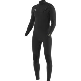 Vissla Mens Wetsuit Seven Seas Comp 4-3 Full Chest Zip in Black / LT / Vissla Wetsuits