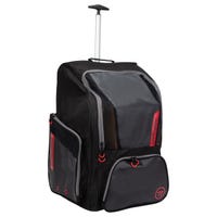 Warrior Pro Roller Backpack in Black/Red Size 23" x 18" x 27"