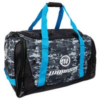 Warrior Q20 . Wheeled Hockey Equipment Bag in Camo/Blue Size 32in