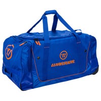 Warrior Q20 . Wheeled Hockey Equipment Bag in Royal/Orange Size 32in