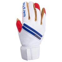 Warstic Workman III Men's Batting Gloves in Red/White Blue Size Large