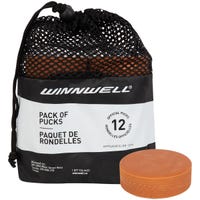 Winnwell Weighted Training Puck - 12 Pack in Orange