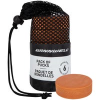 Winnwell Weighted Training Puck - 6 Pack in Orange