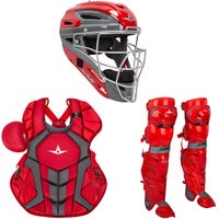 All-Star All Star System 7 Axis Pro Adult Catcher's Kit - 2020 Model in Red/Graphite