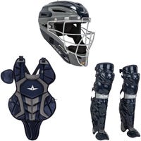 All-Star System 7 Axis Pro Intermediate Catcher's Kit - 2020 Model in Navy/Graphite