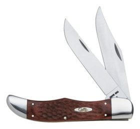 Case Brown Synthetic Folding Hunter Knife