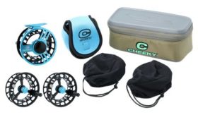 Cheeky Launch Triple Play Fly Reel Package