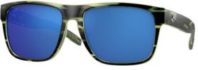 Costa Del Mar Spearo XL 580G Polarized Sunglasses, Men's, Matte Reef/Blue Mirror