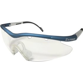 E-Force Adults' Crystal Wrap Protective Eyewear Clear/Blue - Racquetball at Academy Sports