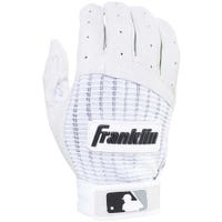 Franklin Pro Classic Men's Baseball Batting Gloves in Pearl/White Size Small
