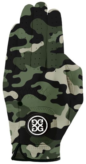G/FORE Men's Limited Edition Camo Golf Glove in Olive