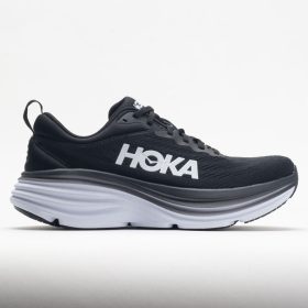 HOKA Bondi 8 Men's Running Shoes Black/White