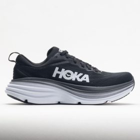 HOKA Bondi 8 Women's Running Shoes Black/White