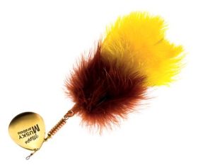 Mepps Musky Marabou Inline Spinnerbait - Gold/Brown/Yellow