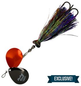 Musky Mayhem Baby Girl Spinner - 7" - Bluegill