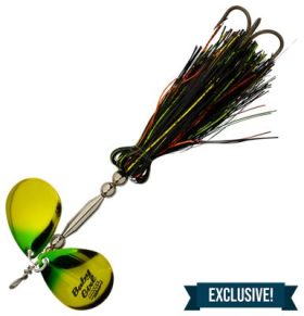 Musky Mayhem Baby Girl Spinner - 7" - Heavy Metal Perch