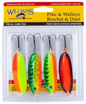 Williams Pike & Walleye Wabler Spoon Kit