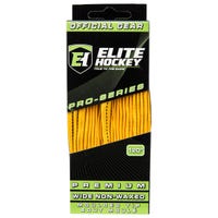 Elite Pro-Series Premium Wide NON-WAXED Molded Tip Laces in Yellow/Black