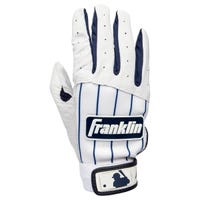 Franklin Pro Classic Judge Men's Baseball Batting Gloves in White/Navy Size Large