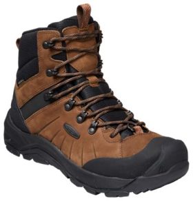KEEN Revel IV Polar Insulated Waterproof Hiking Boots for Men - Dark Earth/Caramel Cafe - 10.5M