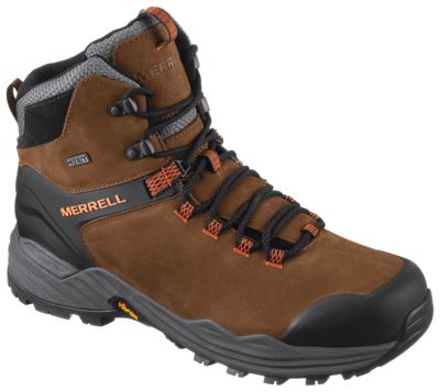 Merrell Phaserbound 2 Tall Waterproof Hiking Boots for Men - Dark Earth - 11.5M