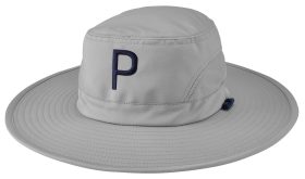Puma Men's Aussie P Golf Bucket Hat, Polyester/Elastane in High Rise