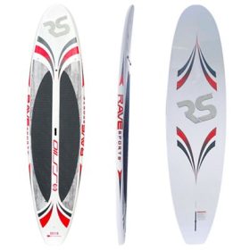 RAVE Sports Shoreline Digital Series SS110 SUP Stand-Up Paddleboard - Driftwood Red