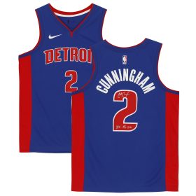 Cade Cunningham Detroit Pistons Autographed Swingman Jersey with "2021 #1 Pick" Inscription