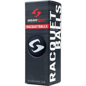 Gearbox Racquetballs 3-Pack Black - Racquetball at Academy Sports